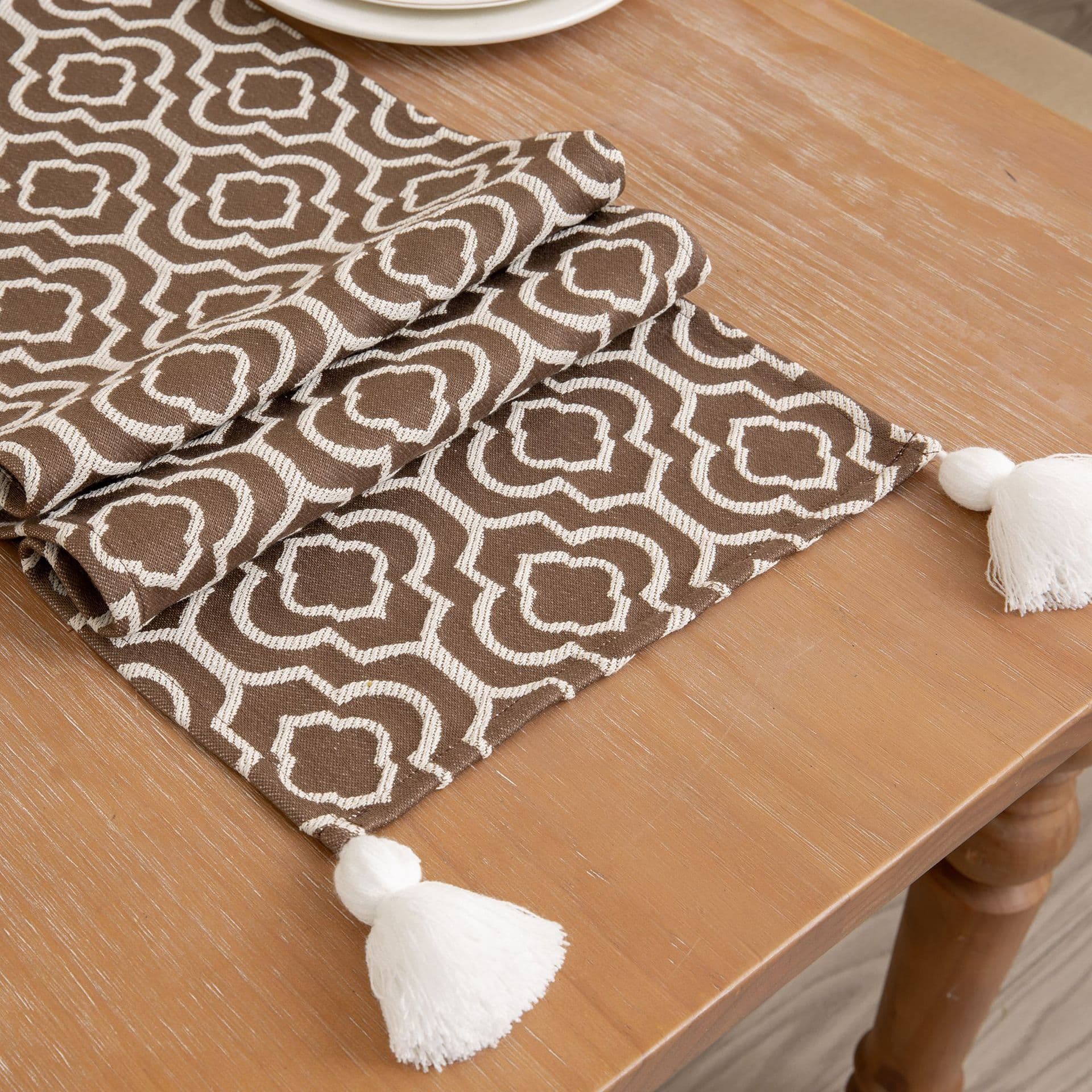 テーブルクロス センタークロス タッセル付き