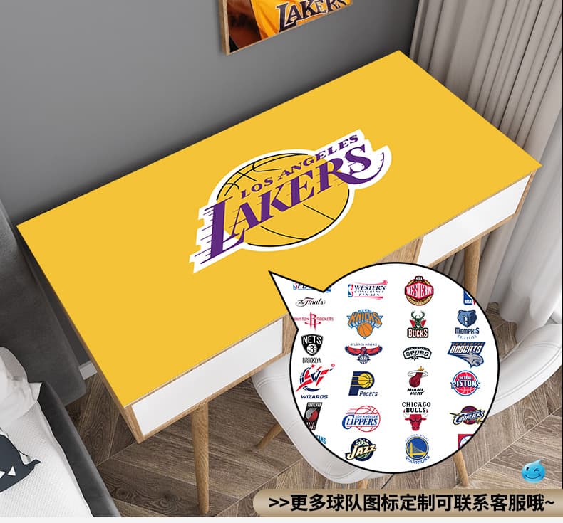 テーブルクロス バスケットコート風デスクマット