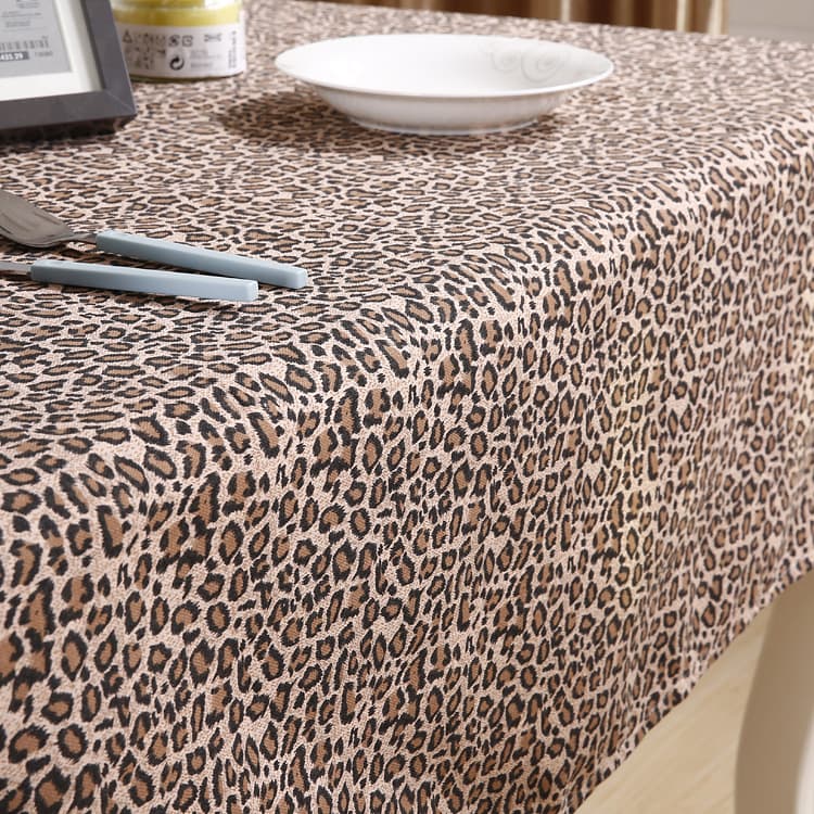 テーブルクロス 豹柄模様高級感テーブルクロス布