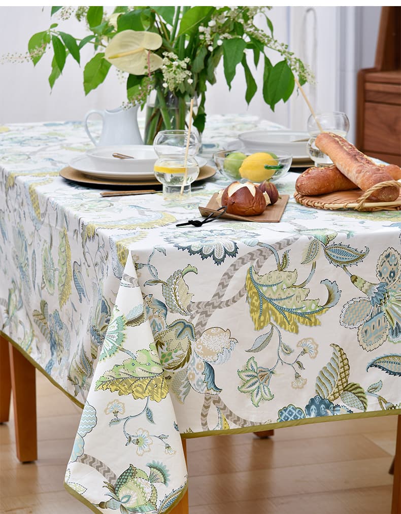 テーブルクロス ビニール 花咲く季節のテーブルクロス