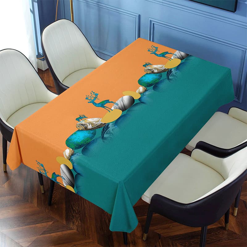 和風デザイン テーブルクロス