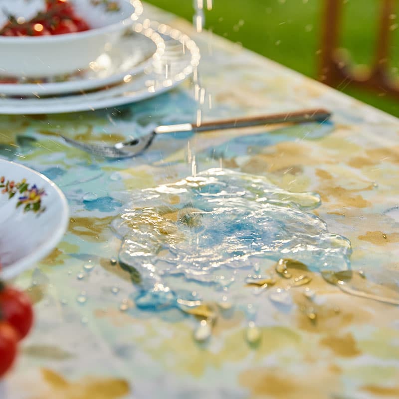 テーブルクロス ビニール 華やかな花柄ビニールクロス