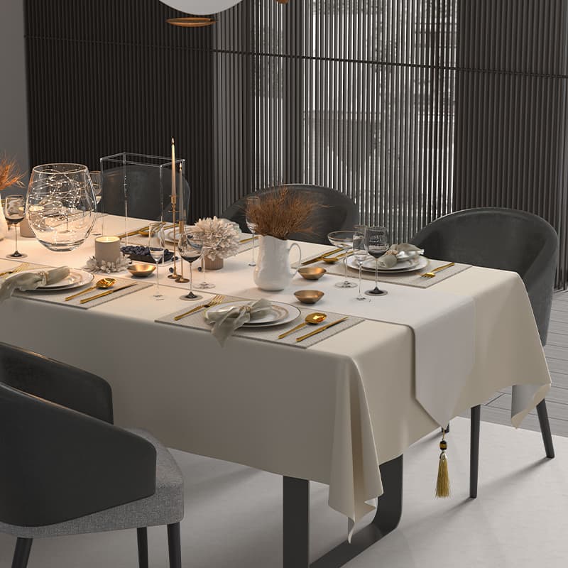 テーブルクロス ビニール 上質なテーブルを彩る撥水加工ビニール