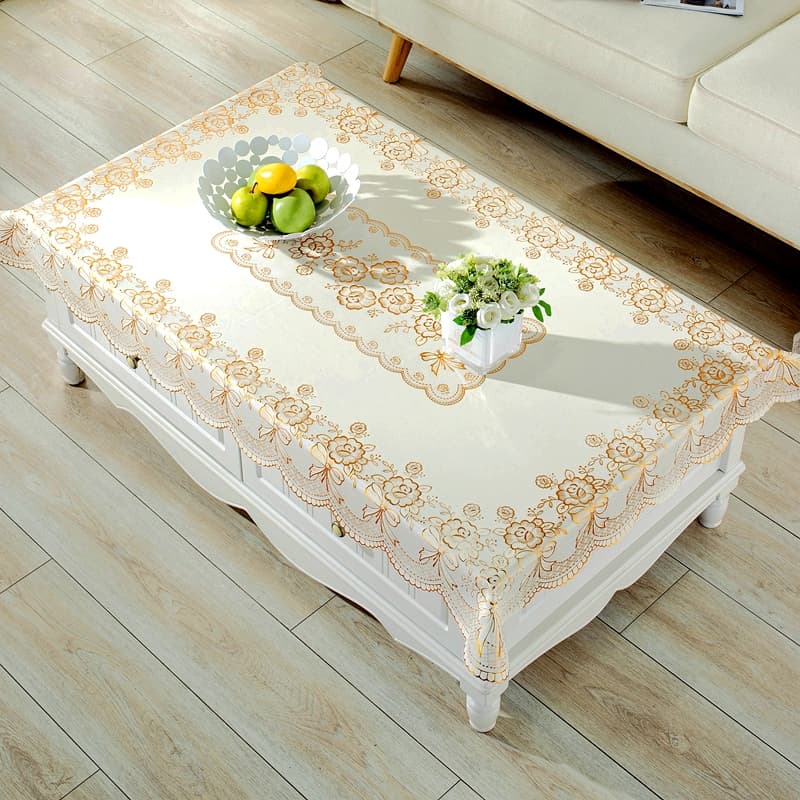 テーブルクロス 布 豪華刺繍レース飾りクロス