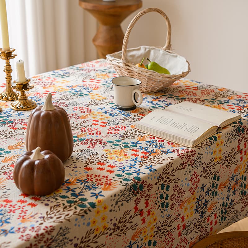 テーブルクロス 布 彩り花園クロス