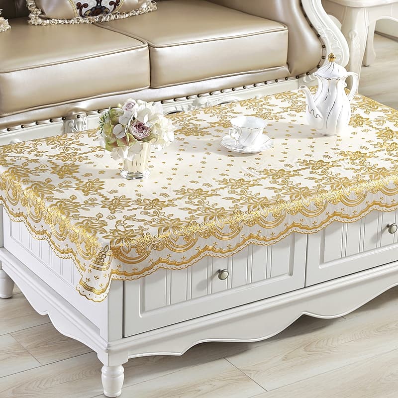 テーブルクロス 布 豪華刺繍レース飾りクロス