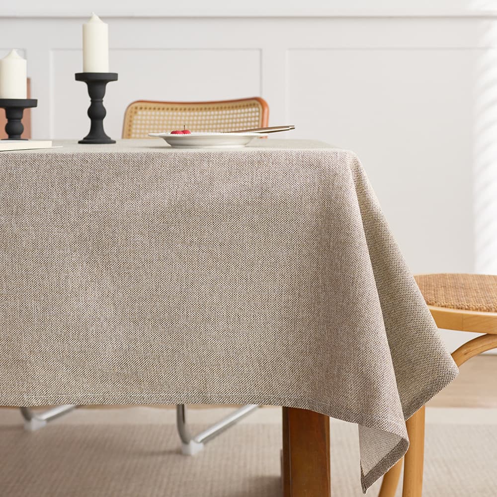 テーブルクロス 上質な麻織り テーブルクロス