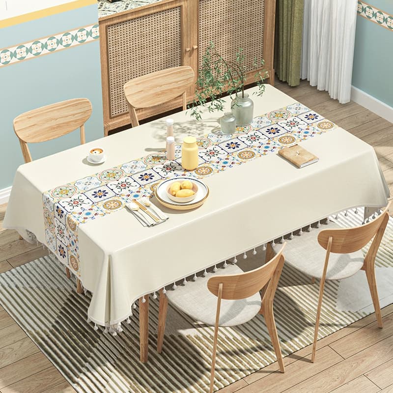 テーブルクロス リネン 北欧風デザイン ぬくもりテーブルクロス