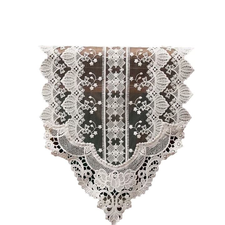テーブルクロス センタークロス 繊細な花柄レース