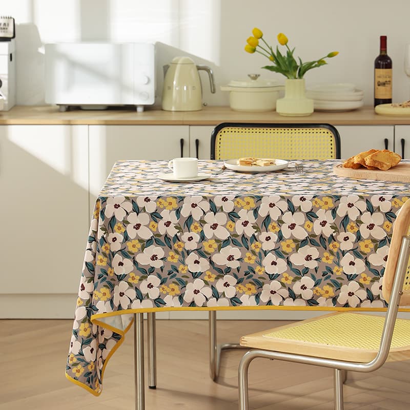 テーブルクロス 花柄モダン北欧風テーブルクロス布