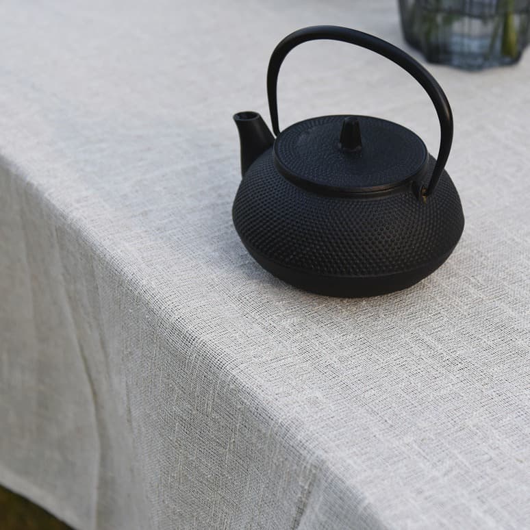 テーブルクロス リネン 優雅な平織りテーブルクロス