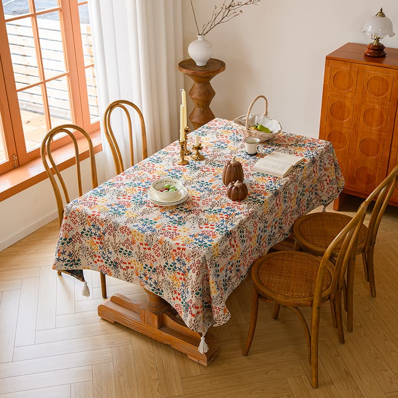 テーブルクロス 布 彩り花園クロス