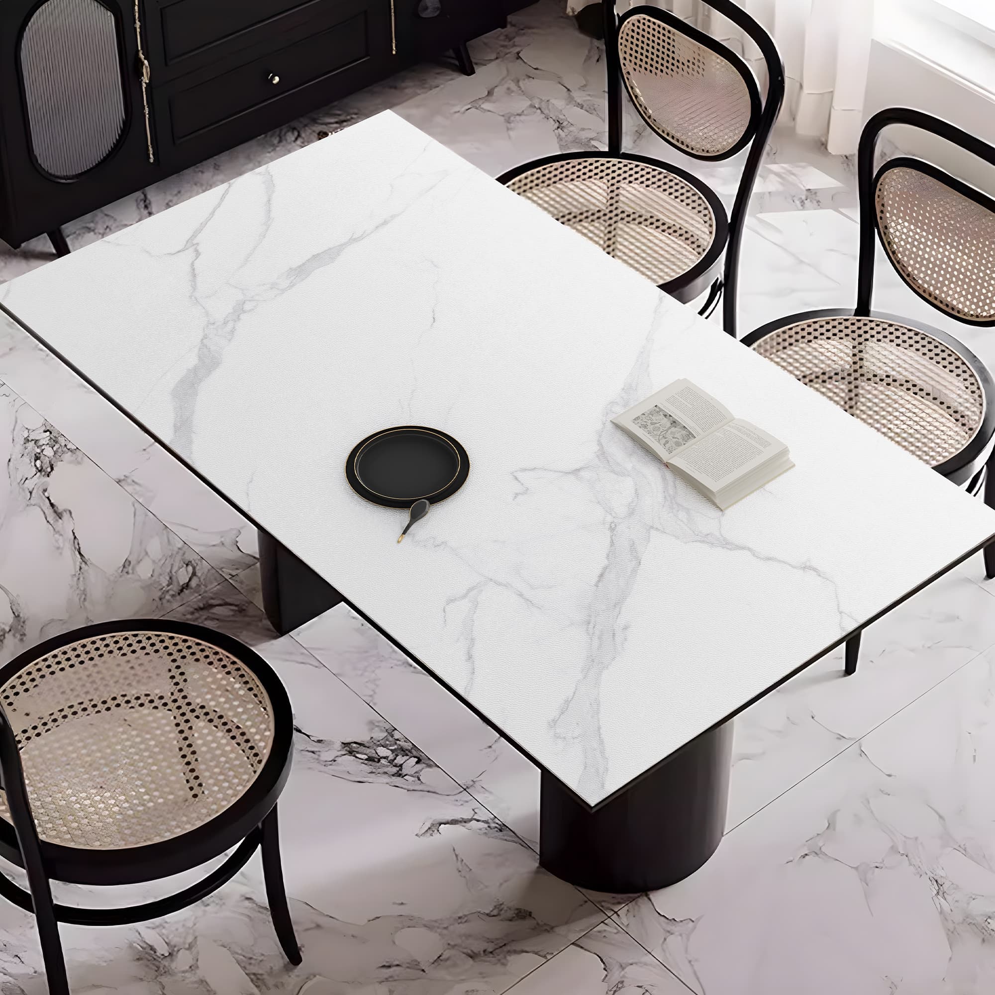 テーブルクロス 雅望大理石テーブル