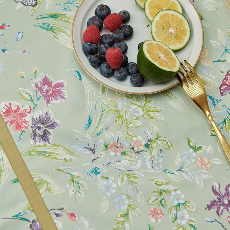 テーブルクロス ビニール 花園の風情 ビニールテーブルクロス