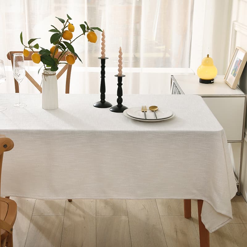 テーブルクロス 優雅な麻混テーブルクロス