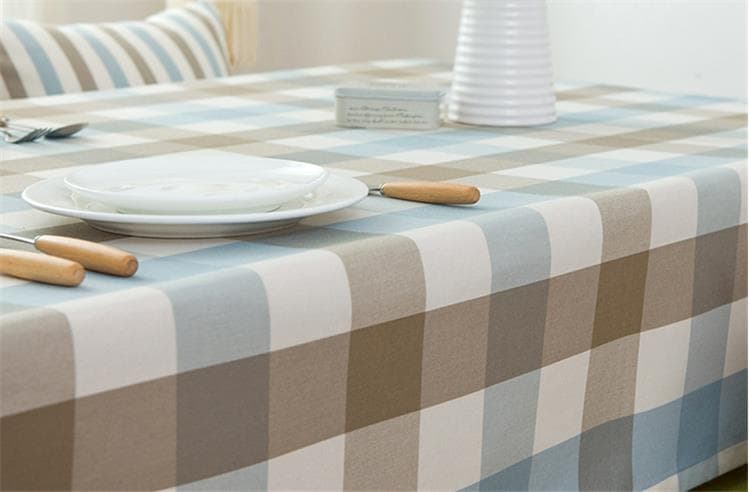 テーブルクロス チェック 北欧風格子模様テーブルクロス