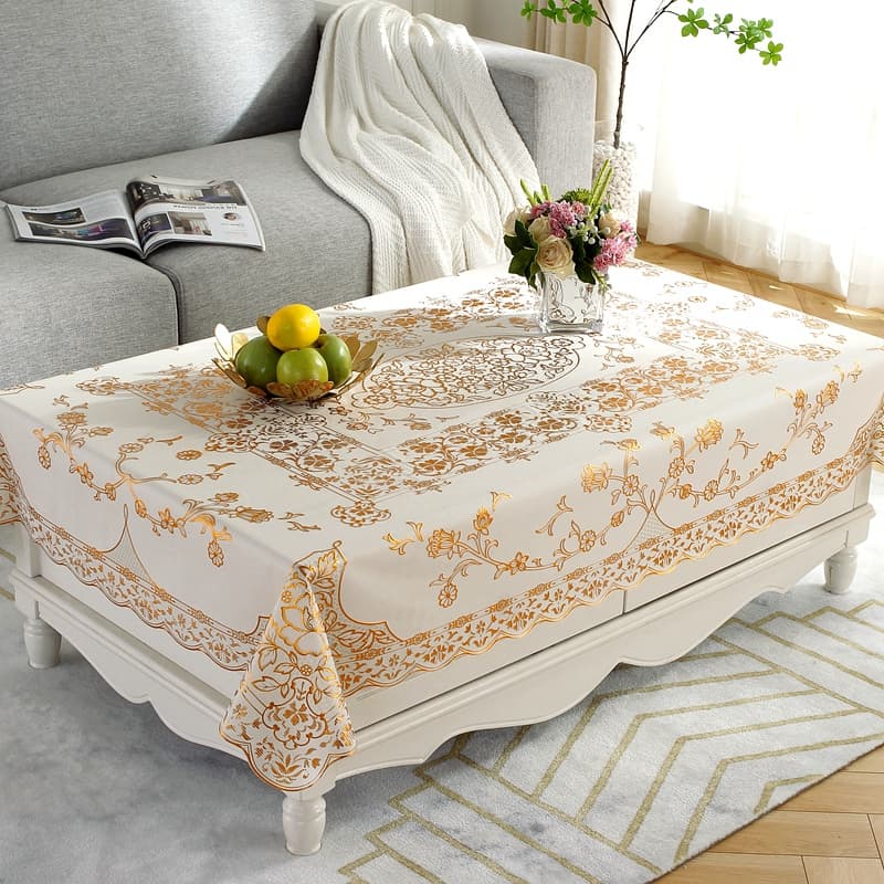 テーブルクロス 布 豪華刺繍レース飾りクロス