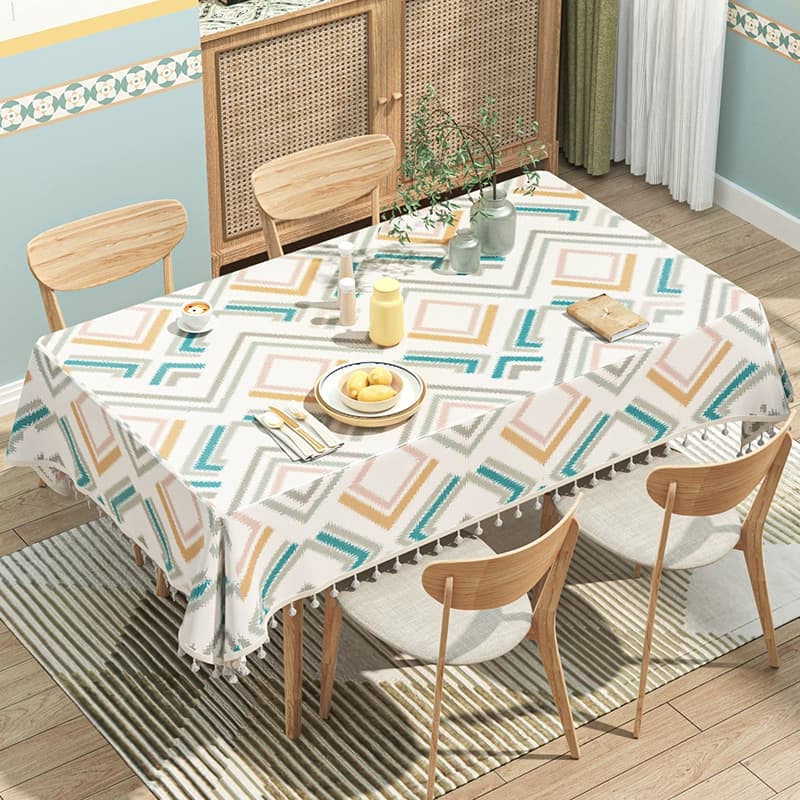 テーブルクロス リネン 北欧風デザイン ぬくもりテーブルクロス