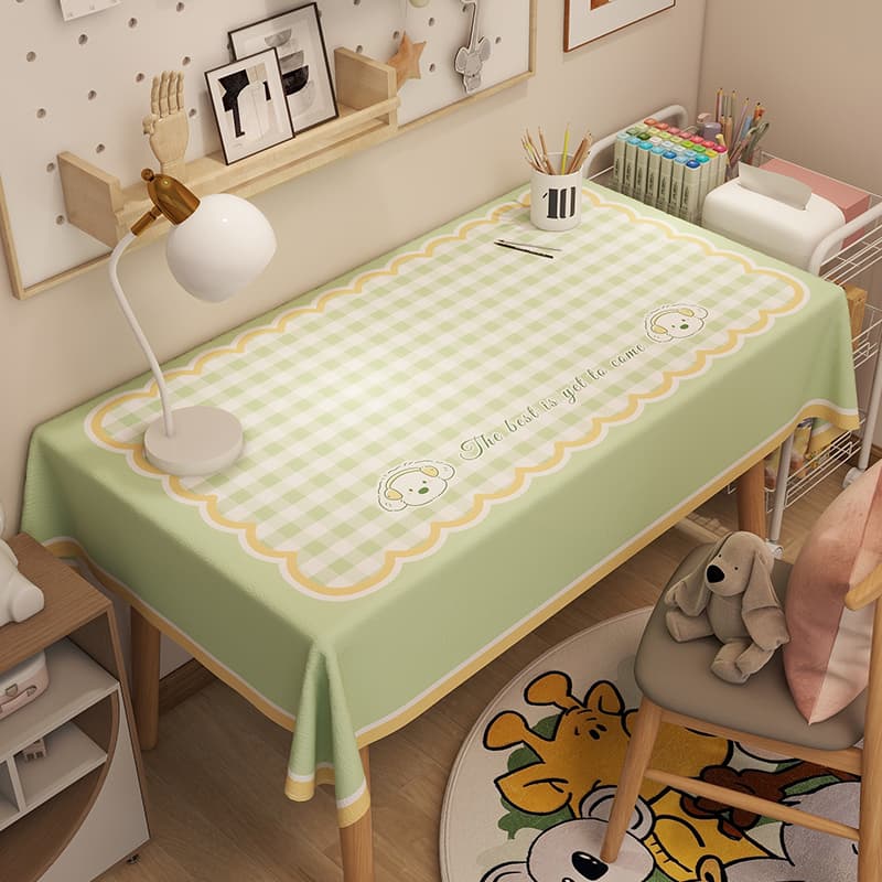 テーブルクロス 優しい格子模様のテーブルクロス