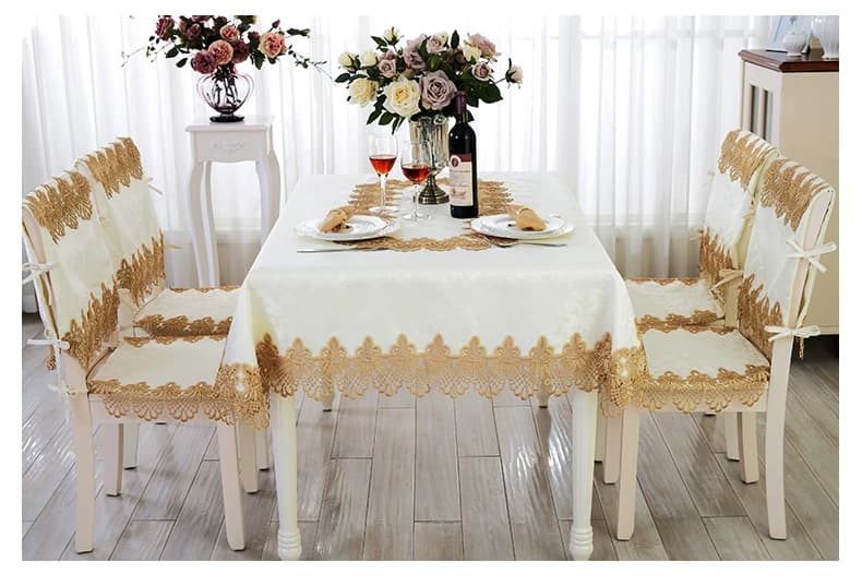 テーブルクロス 欧風刺繍レース装飾テーブルクロス